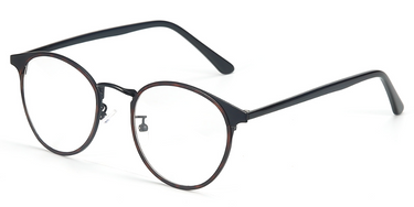 Men Urban Eyeglasses: Dawson - Black - SpecSMART Eye Clinic (Diagonal View)